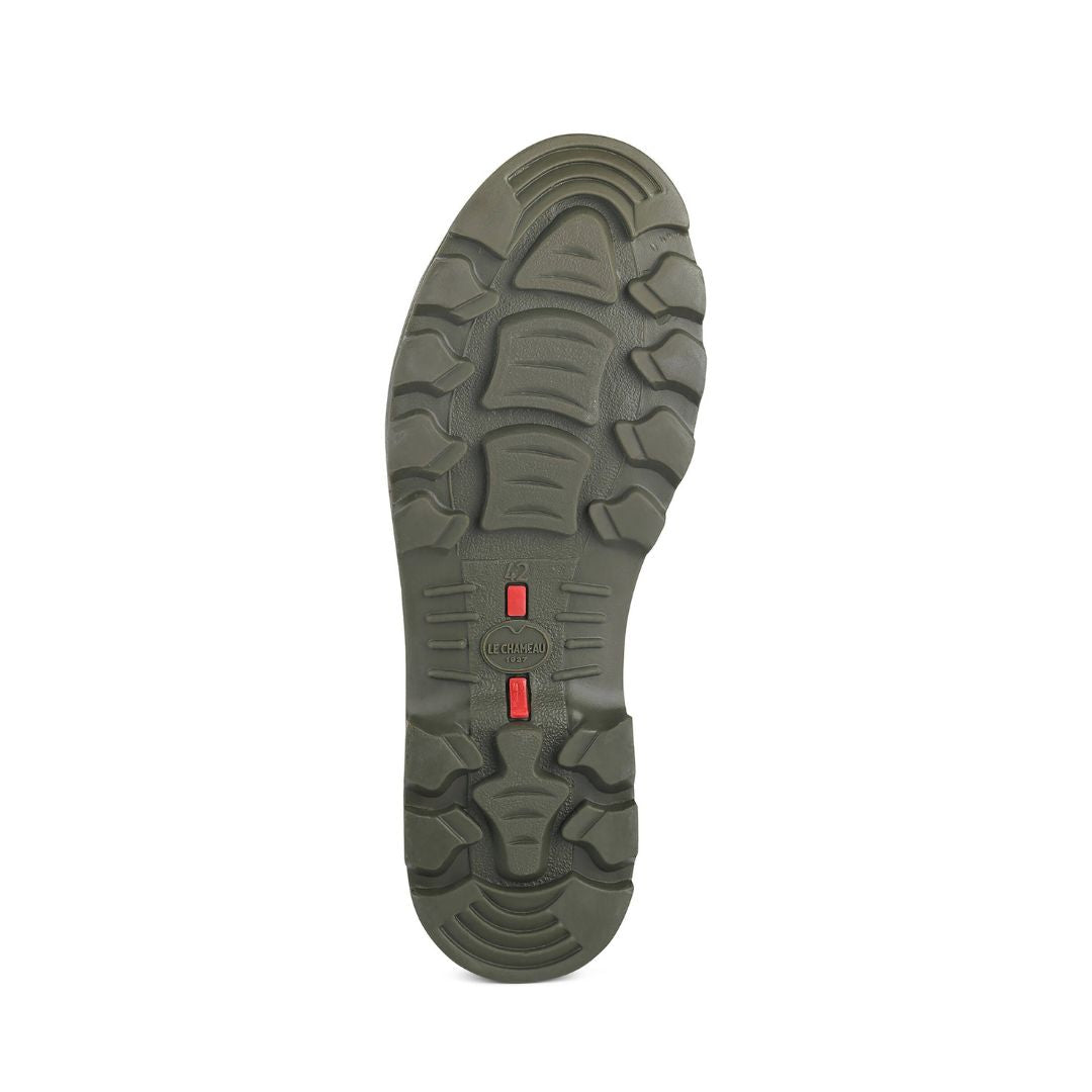 Le Chameau Men's Vierzon Jersey Lined Boot in Vert Vierzon