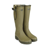 Le Chameau Men's Vierzon Jersey Lined Boot in Vert Vierzon