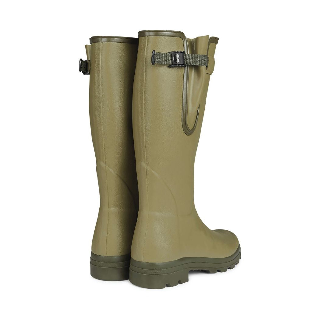 Le Chameau Men's Vierzon Jersey Lined Boot in Vert Vierzon