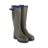 Le Chameau Men's Vierzonord Neoprene Lined Boot in Vert Chameau