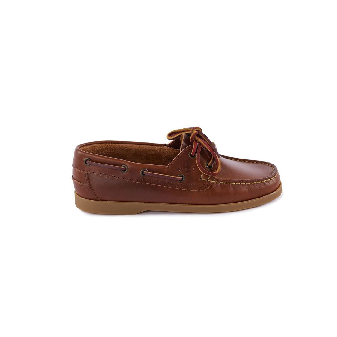 Le Chameau Women's Galion Femme Deck Shoes in Chestnut