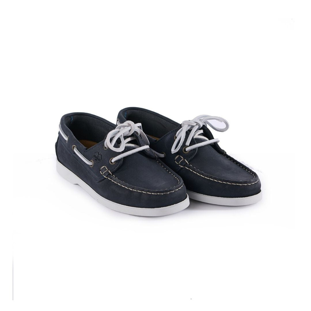 Le Chameau Women's Galion Nubuck Femme Deck Shoes in Navy