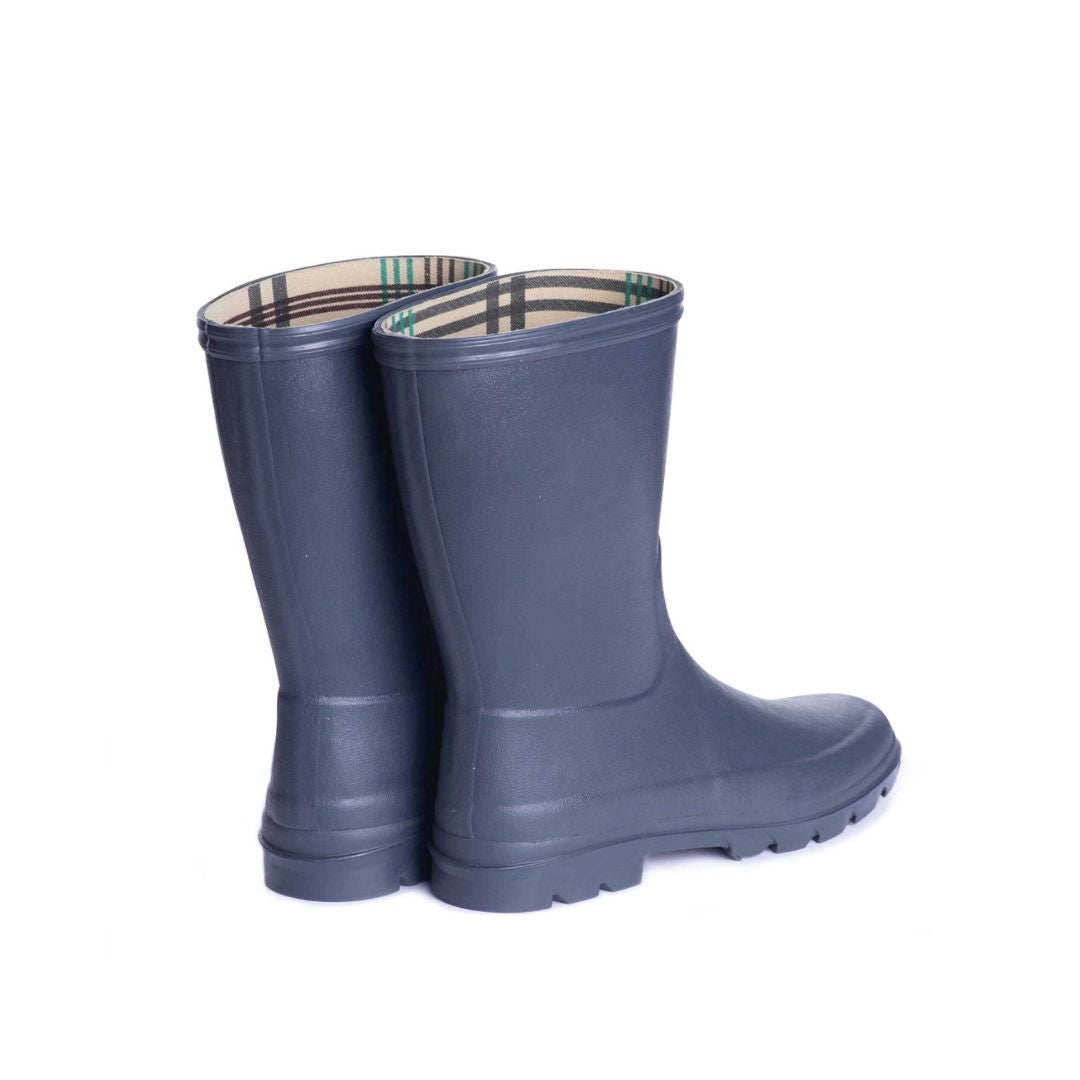 Le Chameau Women's Iris Bottillon Jersey Lined Boots in Blue Fonce