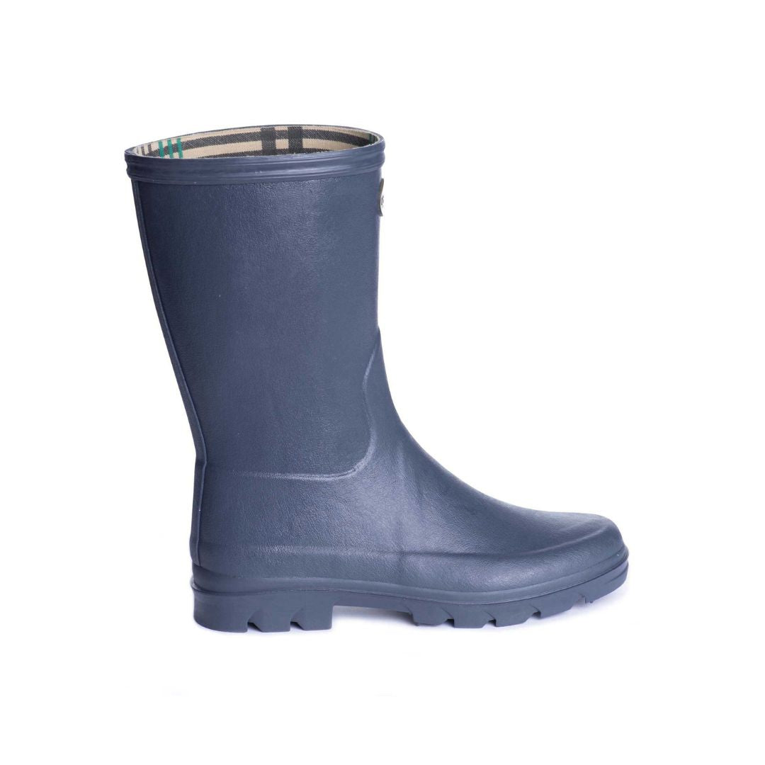 Le Chameau Women's Iris Bottillon Jersey Lined Boots in Blue Fonce