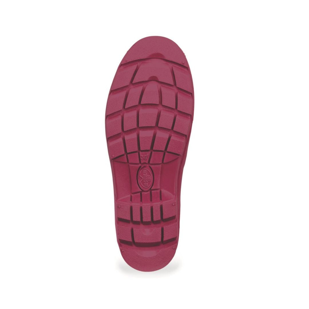 Le Chameau Women's Iris Jersey Lined Wellington Boots in Rose