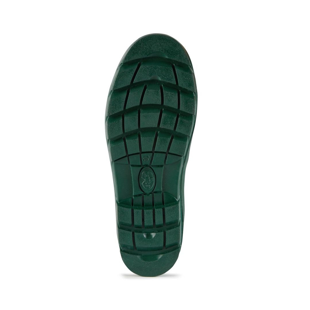 Le Chameau Women's Iris Jersey Lined Wellington Boots in Vert Foncé