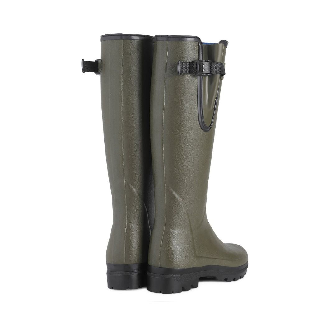 Le Chameau Women's Vierzonord Neoprene Lined Wellington Boot in Vert Chameau