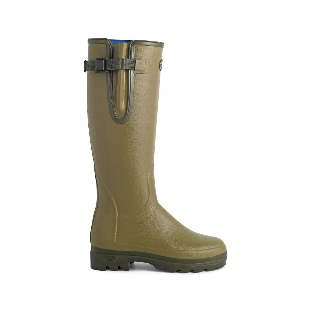 Le Chameau Women's Vierzonord Neoprene Lined Wellington Boot in Vert Vierzon