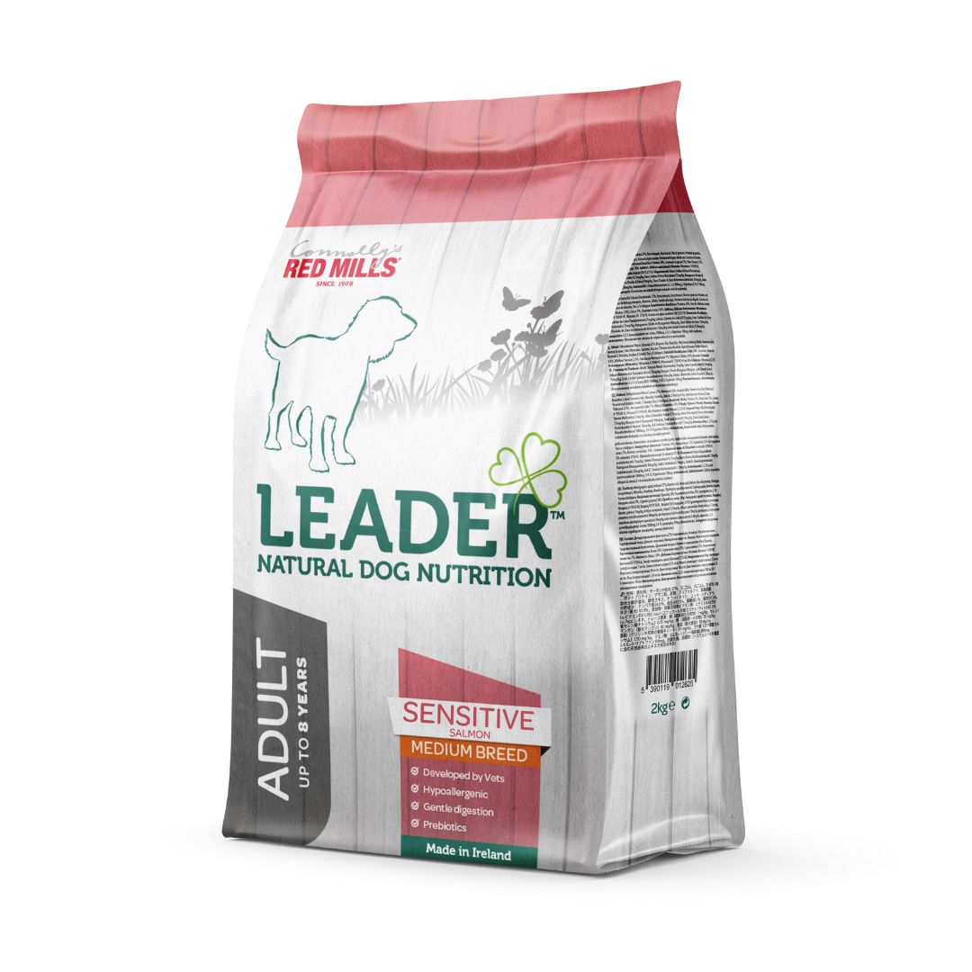 Leader Adult Sensitive Salmon Medium Breed Dog Food (2kg)