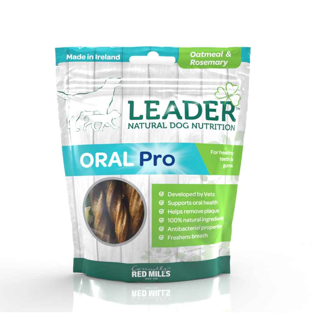 Leader Oral Pro Oatmeal and Rosemary Flavour Dog Dental Sticks