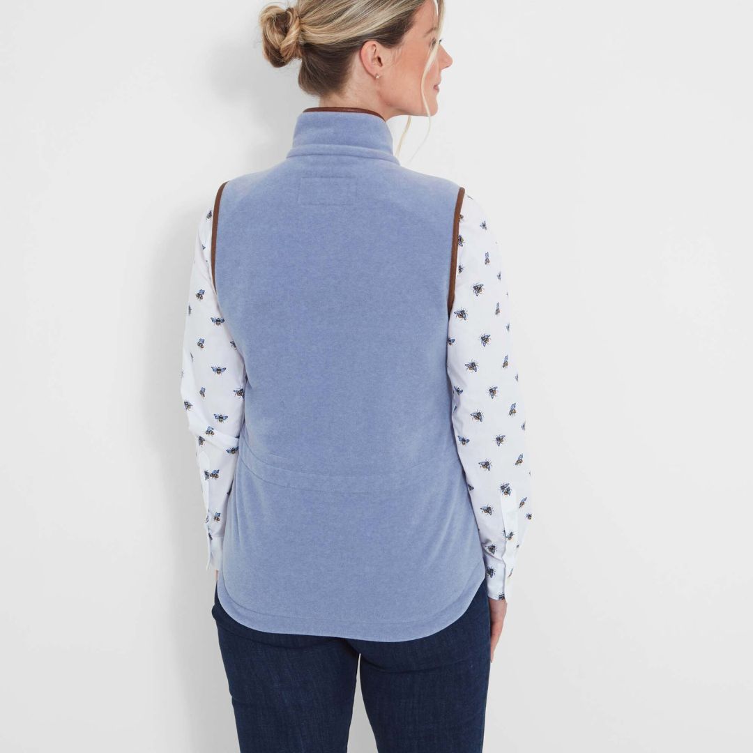 Schoffel Women's Lyndon Fleece Gilet in Powder Blue