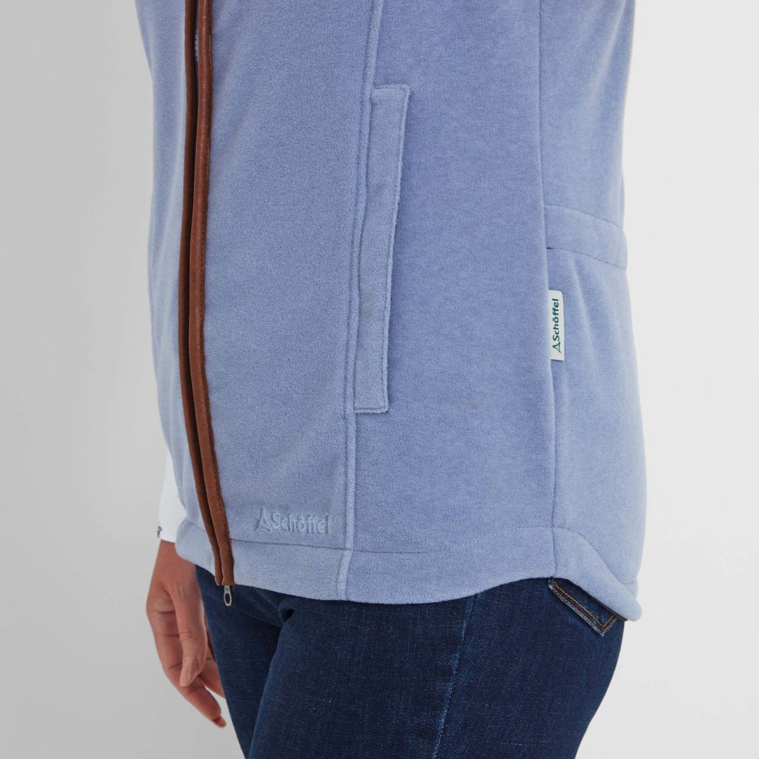 Schoffel Women's Lyndon Fleece Gilet in Powder Blue