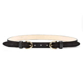 Mackenzie & George Clifton Cinch Suede Belt in Black