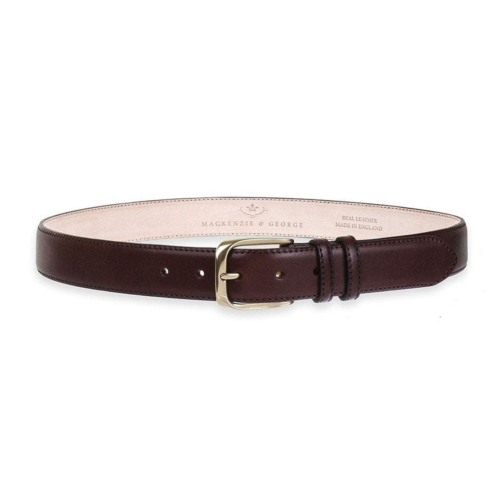 Mackenzie & George Men's Oxford Belt in Chocolate