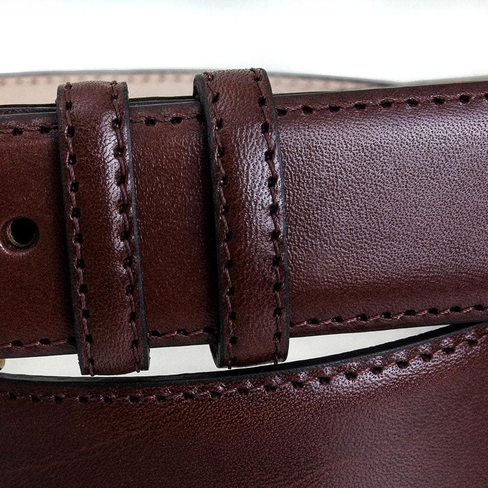 Mackenzie & George Men's Oxford Belt in Chocolate