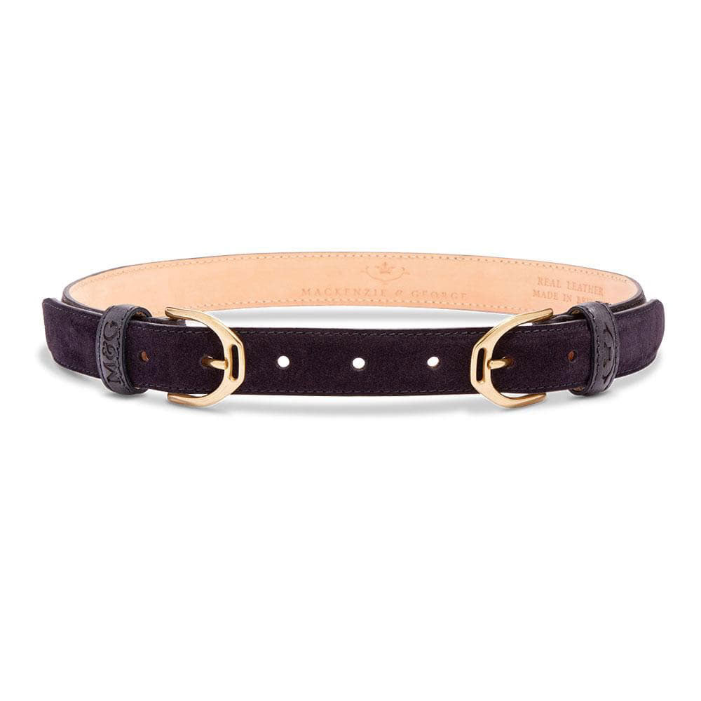 Mackenzie & George Women's Clifton Cinch Suede Belt in Navy