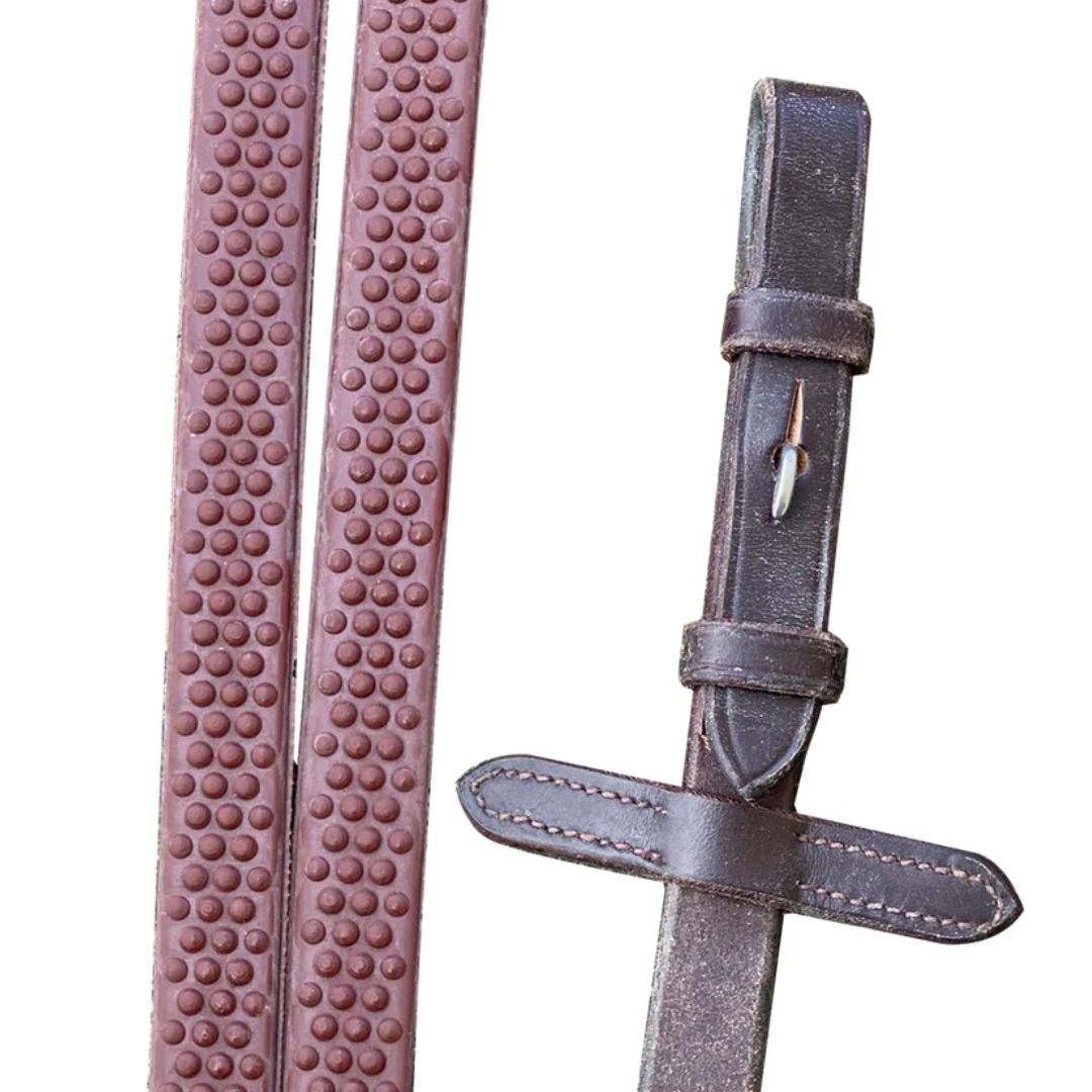 Mackey Legend Super Grip Reins in Brown