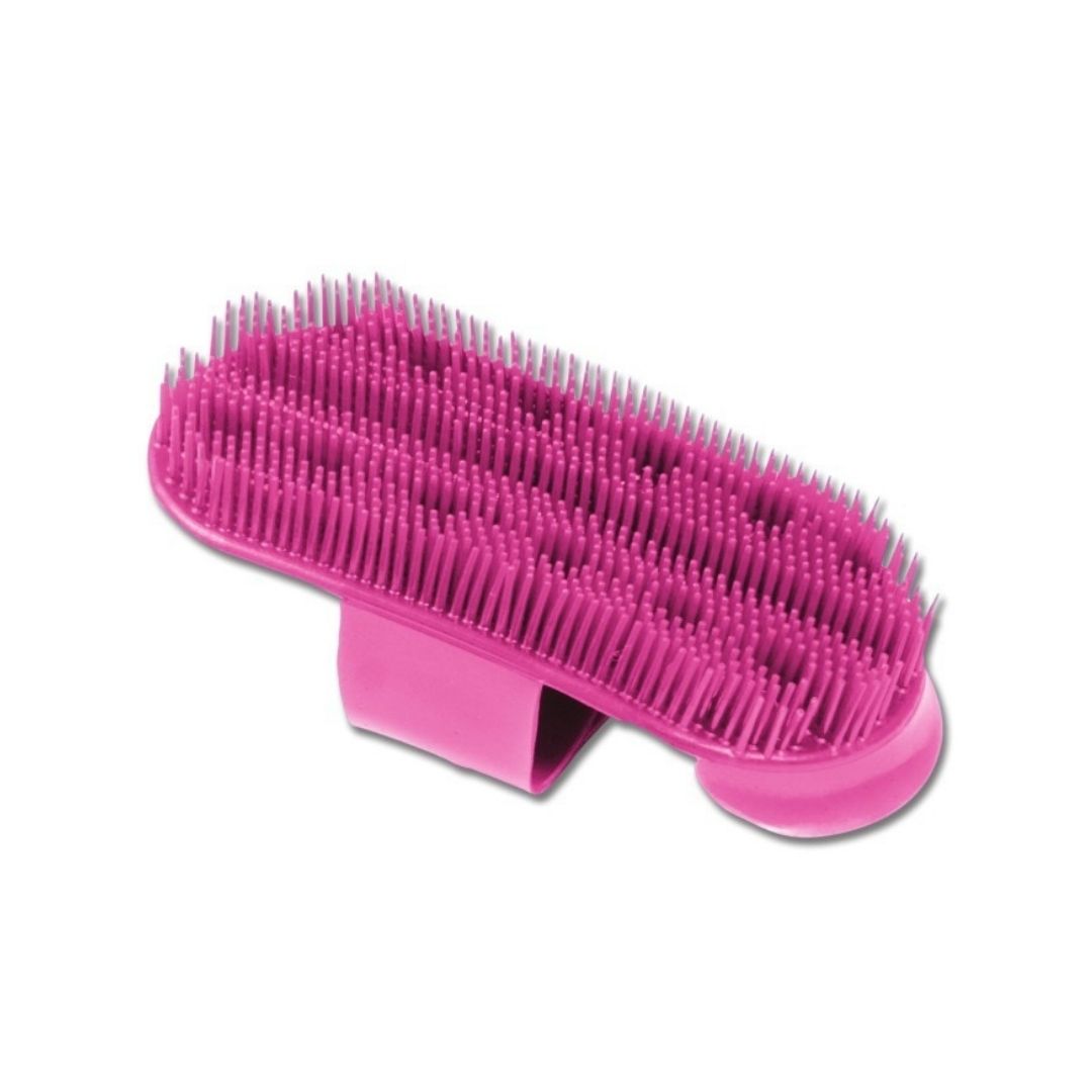 Mackey Plastic Curry Comb in Pink