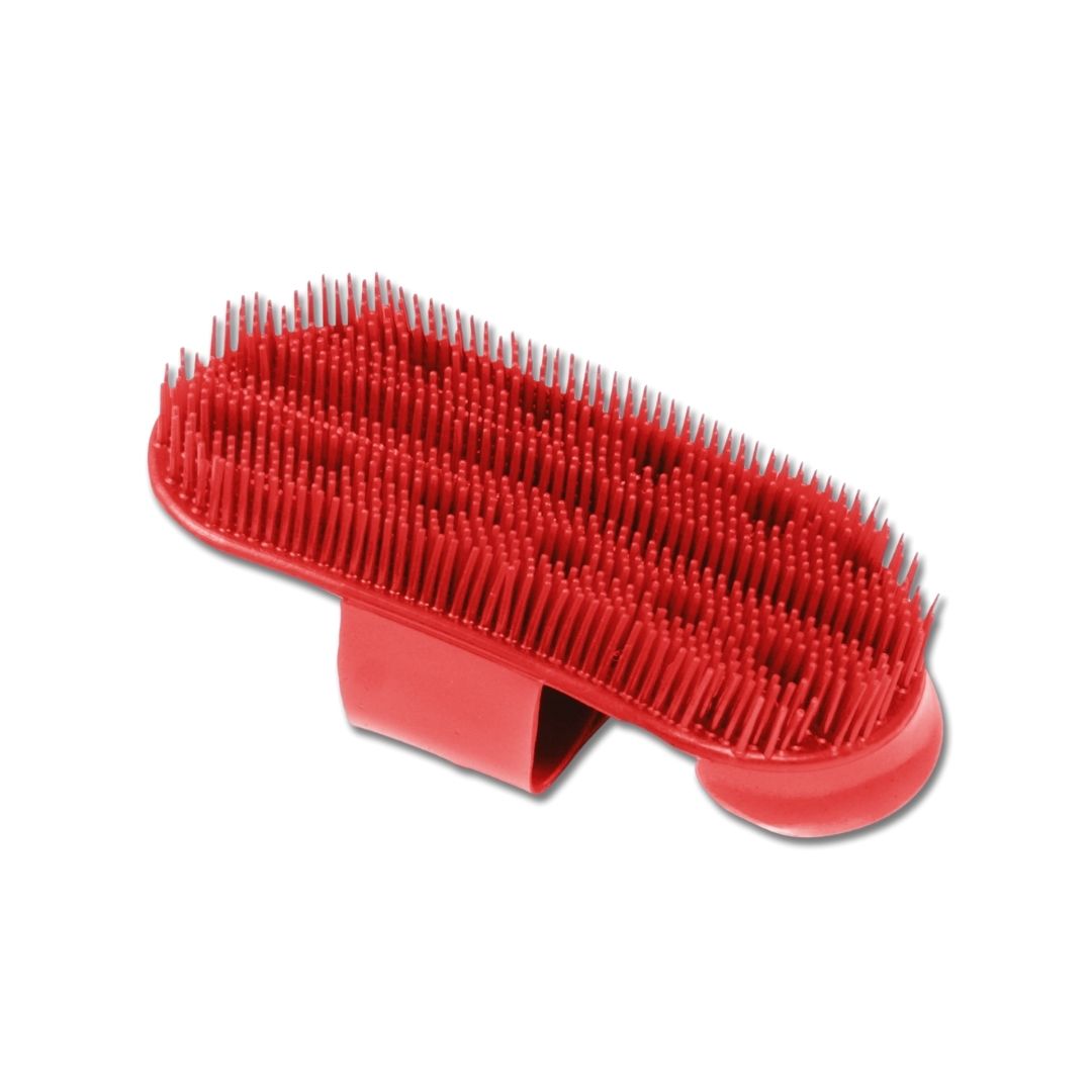 Mackey Plastic Curry Comb in Red