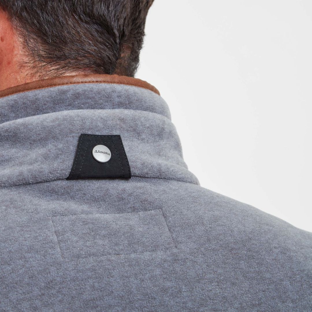 Schoffel Men's Oakham Fleece Gilet in Pewter