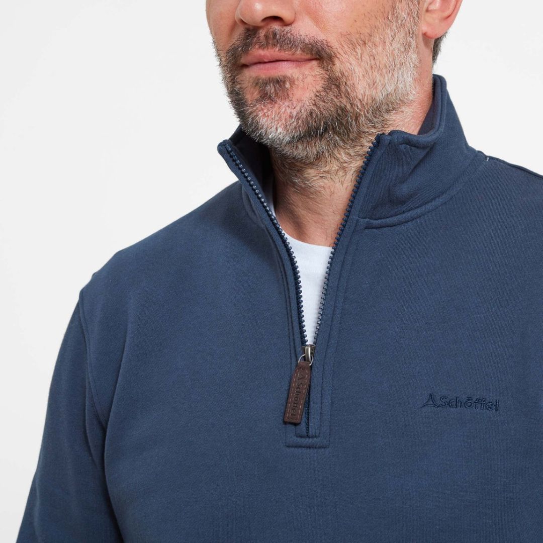 Schoffel Men's St Merryn Jumper in Navy