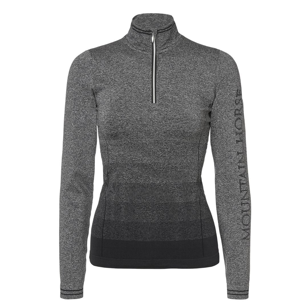 Mountain Horse Women's Tindra Tech Top in Black Melange