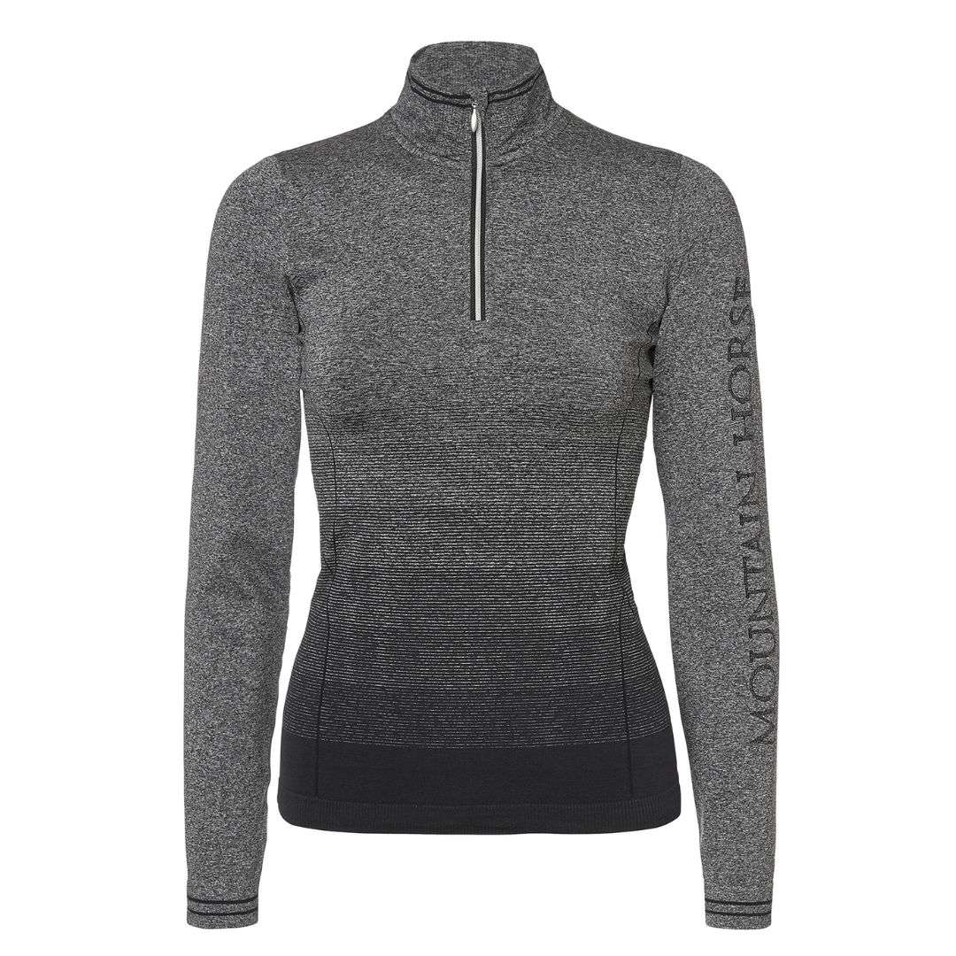Mountain Horse Women's Tindra Tech Top in Black Melange