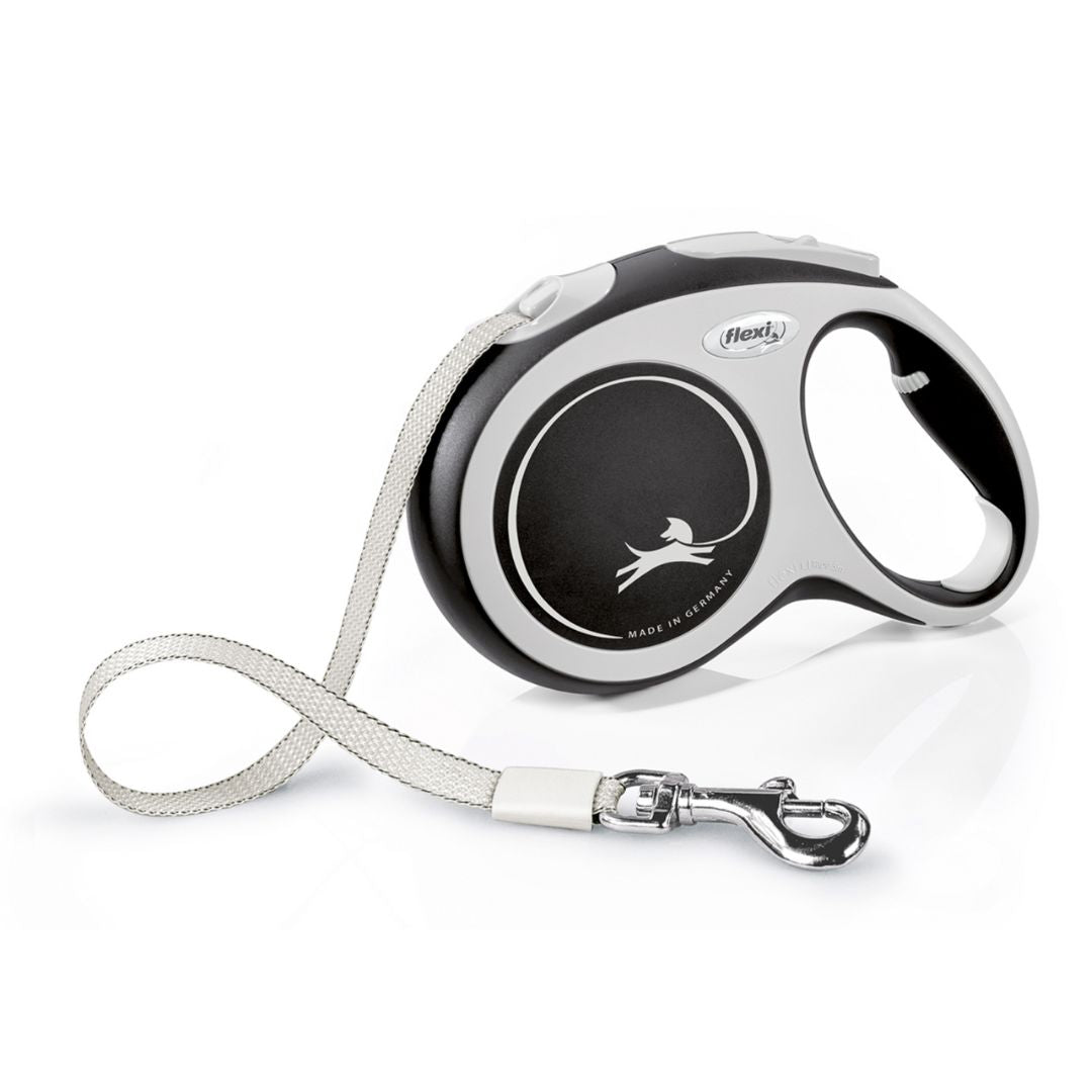 Nobby Flexi New Comfort Dog Lead Tape in Black 5m