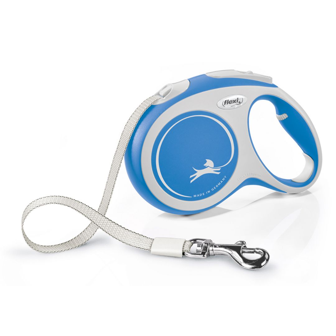 Nobby Flexi New Comfort Large Dog Lead Tape in Blue (8m)