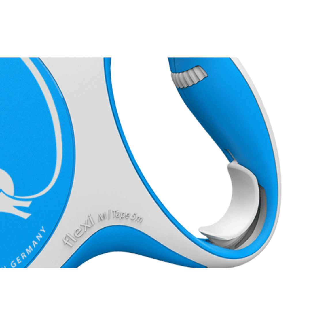 Nobby Flexi New Comfort Large Dog Lead Tape in Blue (8m)
