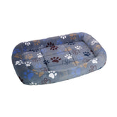 Nobby Lissi Oval Dog Mat with Edge in Dark Grey