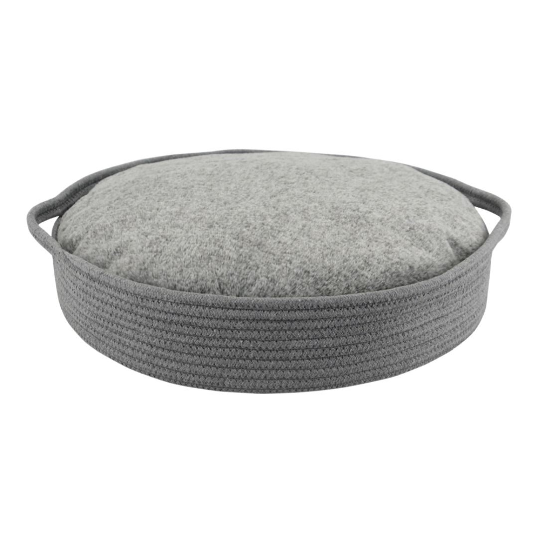 Nobby Nola Dog Basket with Round Cushion
