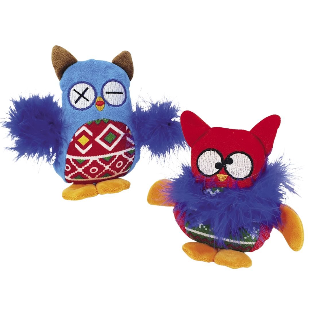 Nobby Plush Owl with Catnip