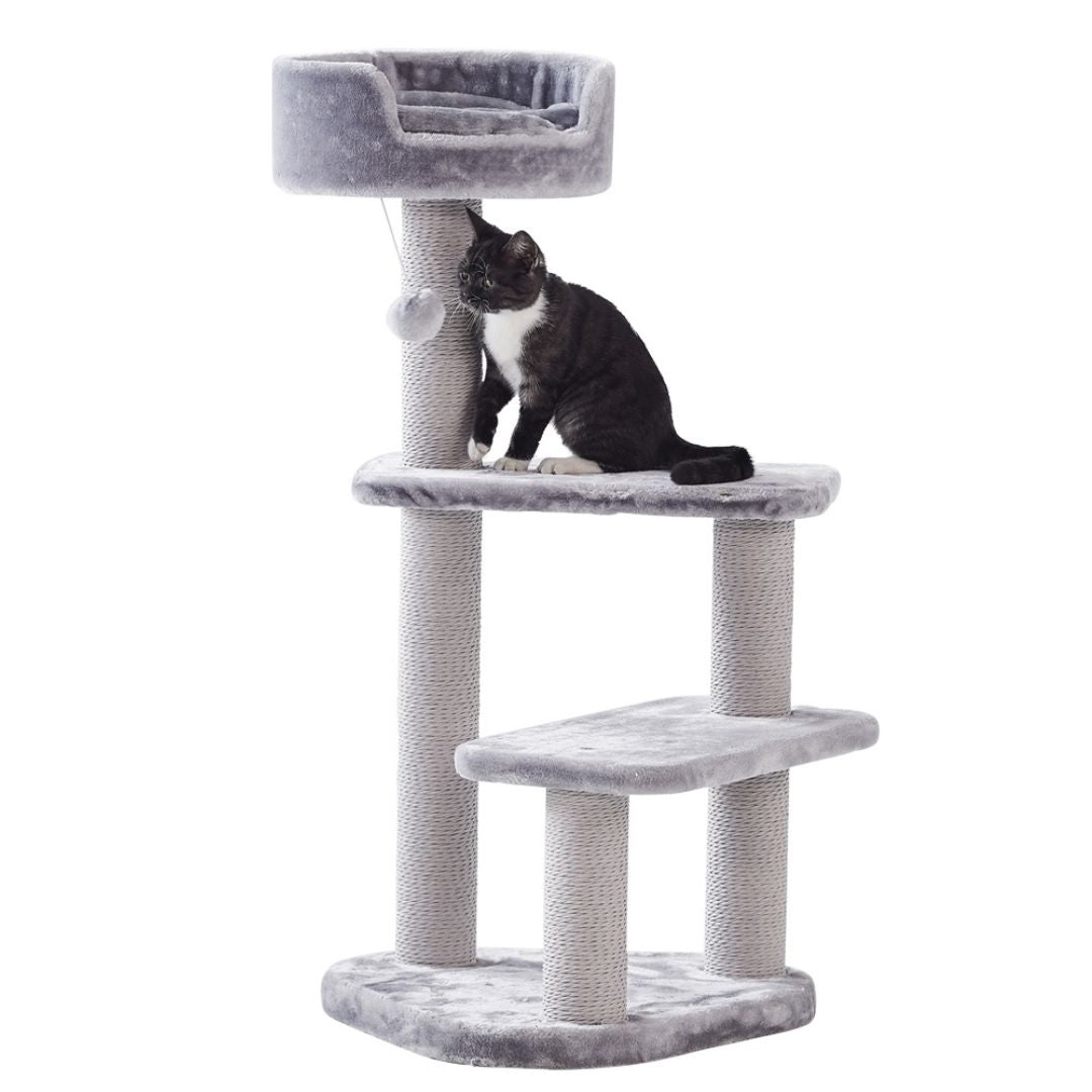 Nobby Zera Cat Scratching Tree in Grey