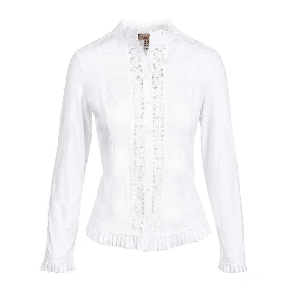 Welligogs Women's Phoebe Shirt in White Lace