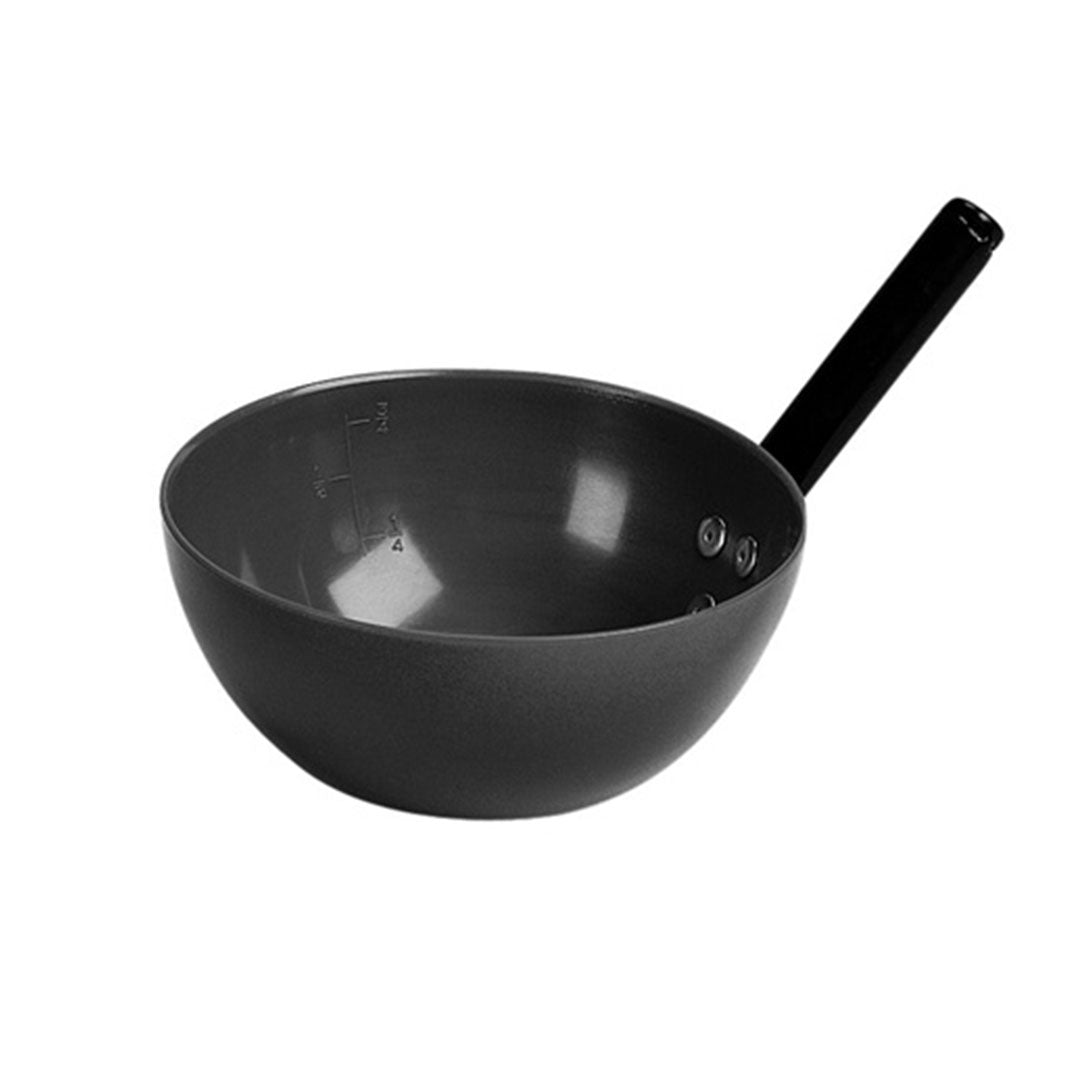 Round Plastic Feed Scoop S80 in Black
