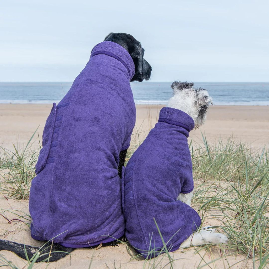 Ruff and Tumble Dog Drying Coat in Heather