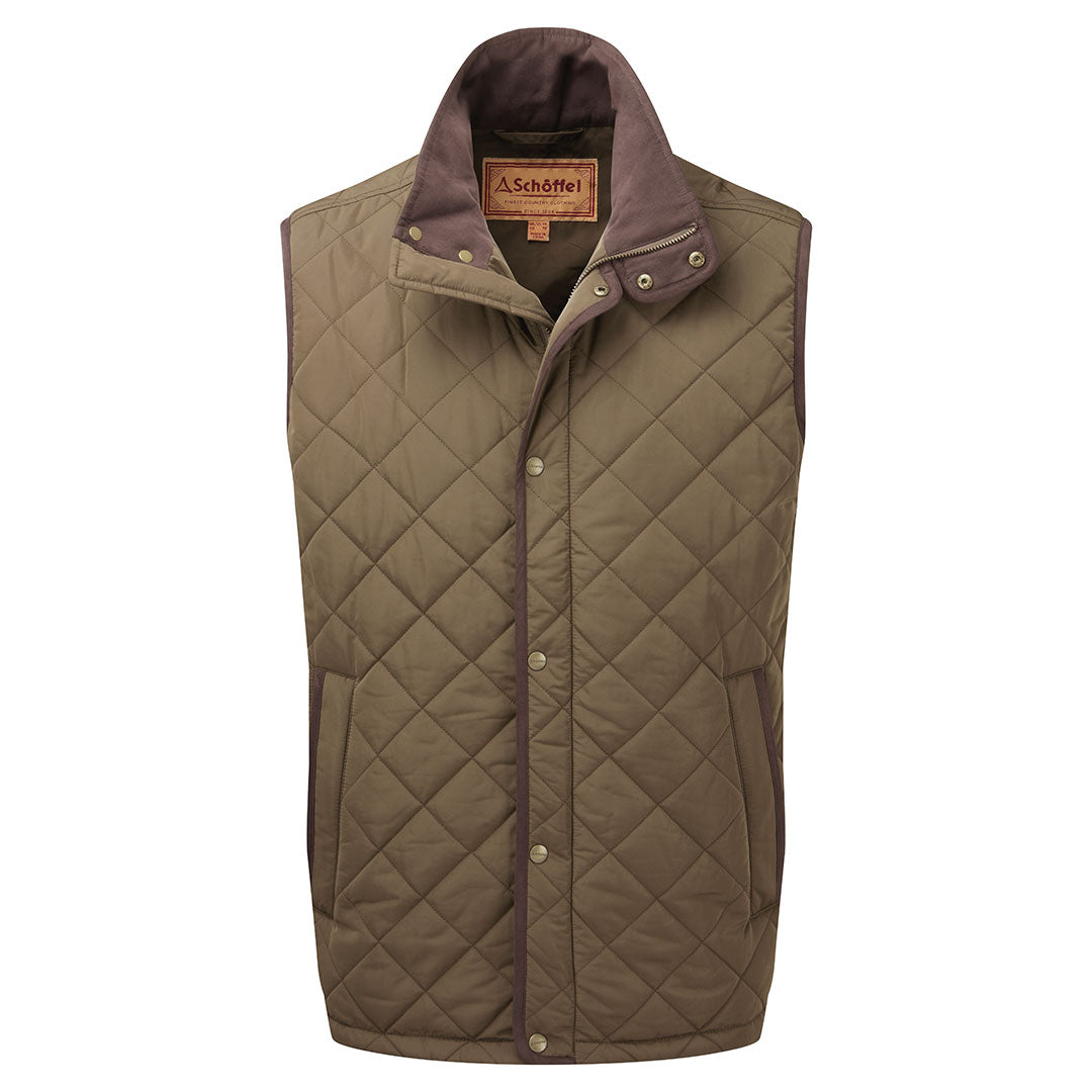Schoffel Men's Barrowden Quilt Gilet in Olive