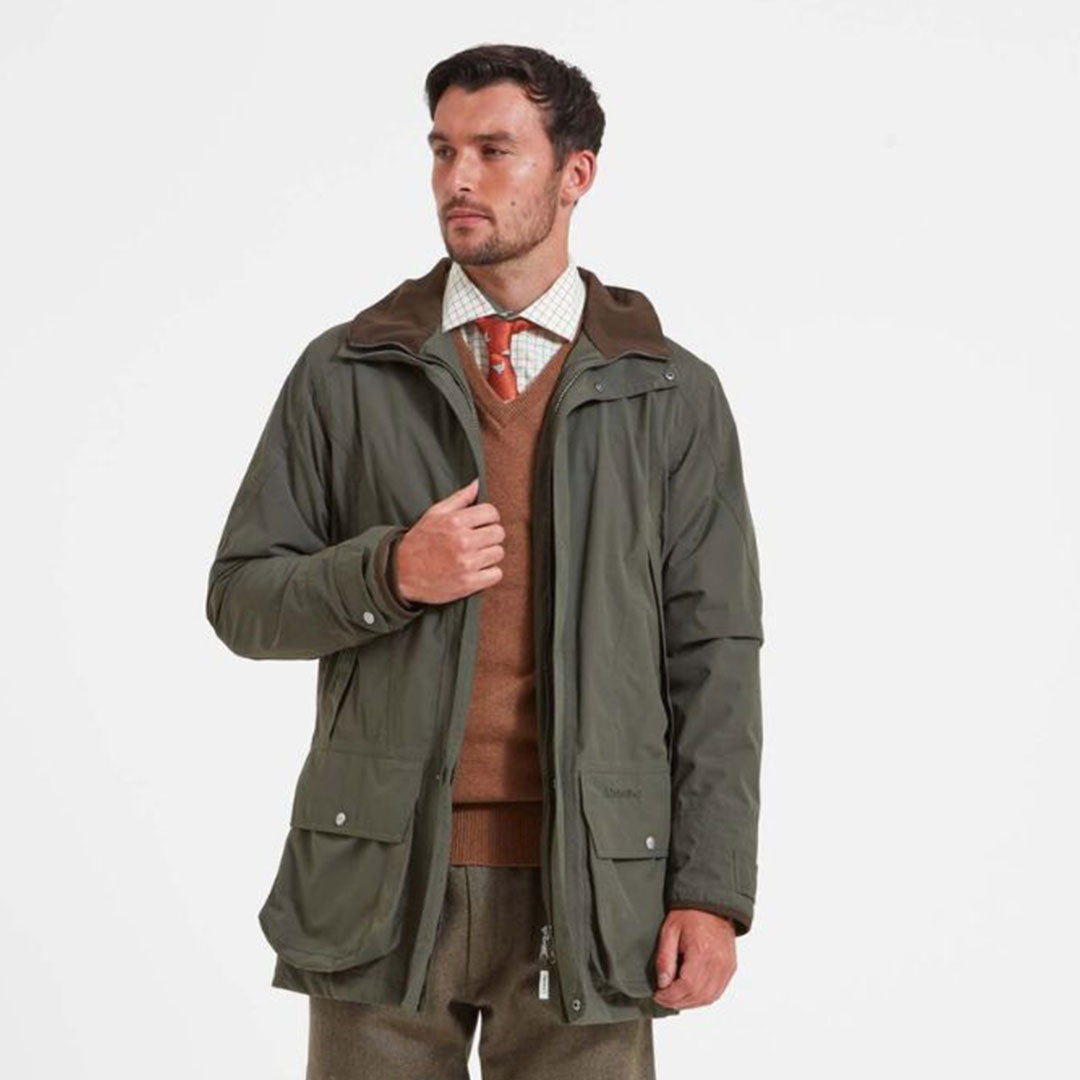 Schoffel Men's Ptarmigan Ultralight Coat in Forest