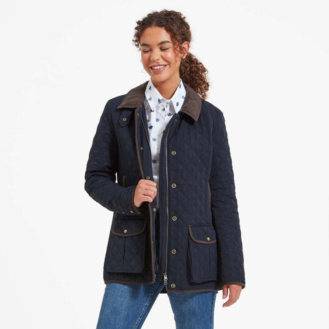 Schoffel Women's Lilymere Quilt Jacket in Midnight