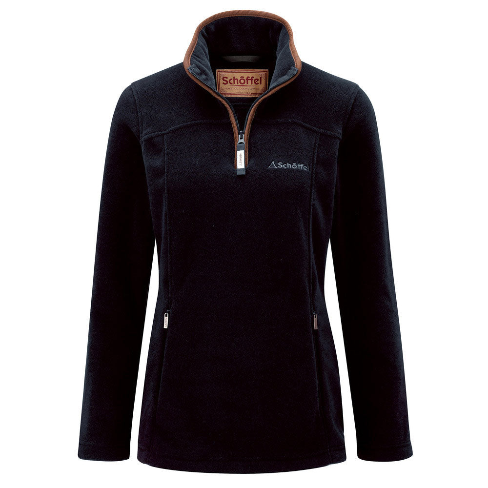 Schoffel Women's Tilton 1/4 Zip Fleece in Navy