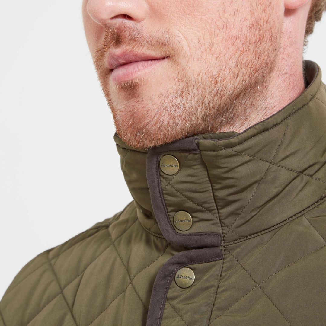 Schoffel Men's Barrowden Quilt Gilet in Olive