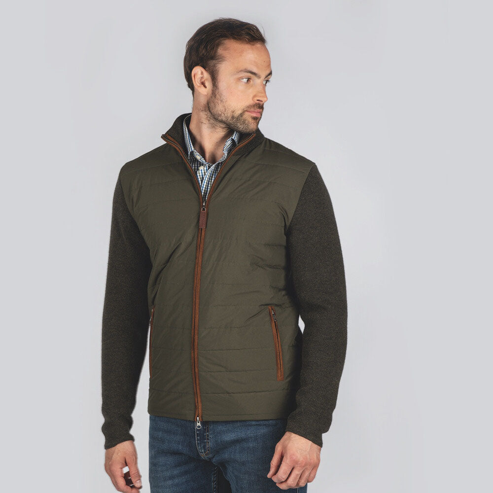 Schoffel Men's Hybrid Aerobloc Jacket in Loden Green