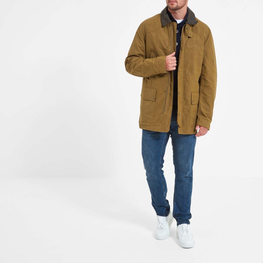 Schoffel Men's Preston Wax Jacket in Bracken