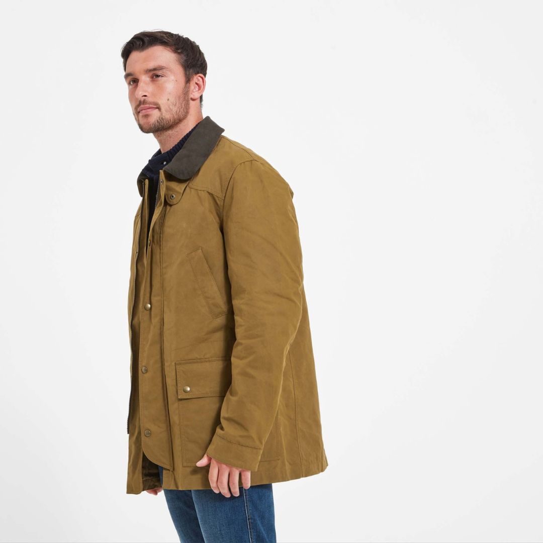 Schoffel Men's Preston Wax Jacket in Bracken