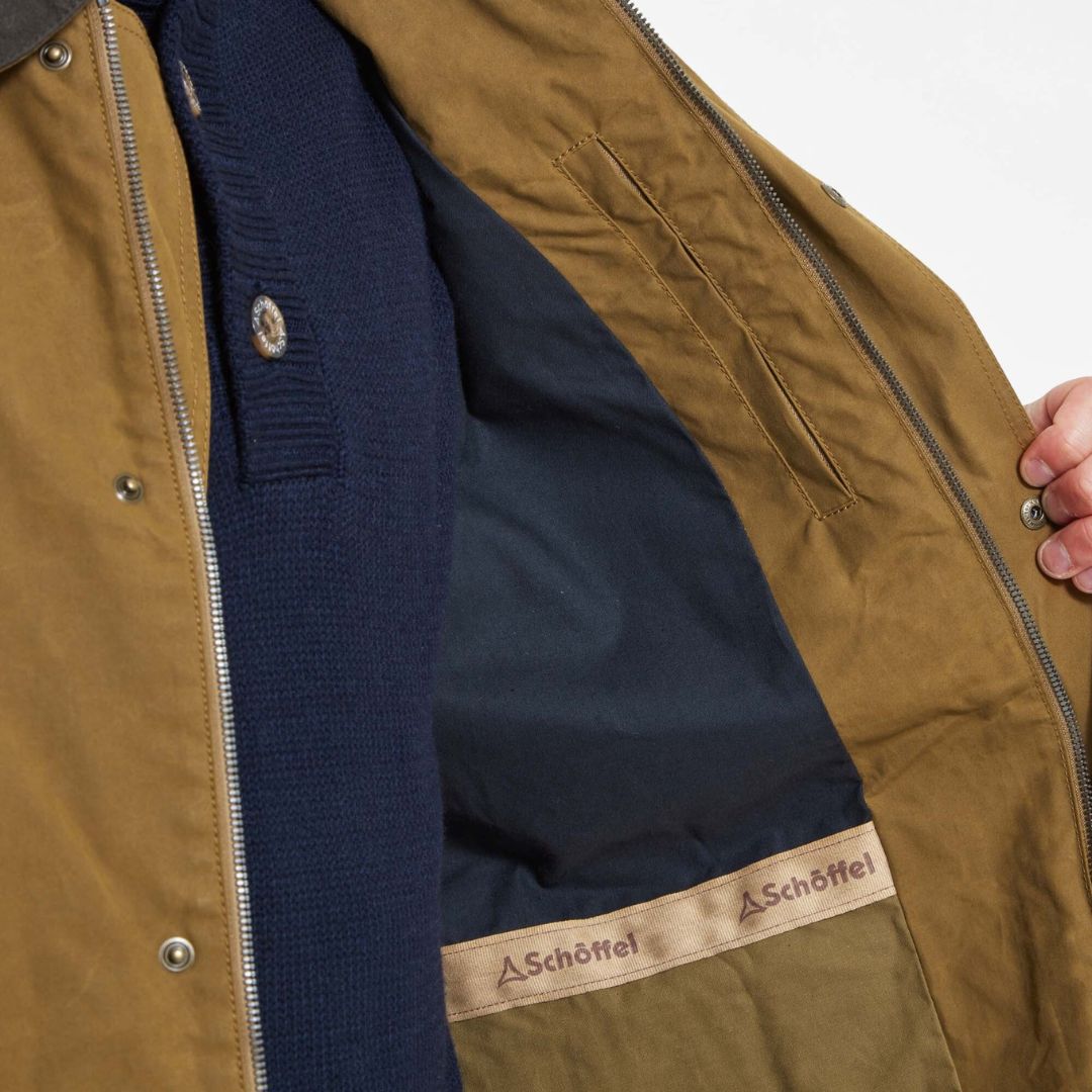 Schoffel Men's Preston Wax Jacket in Bracken