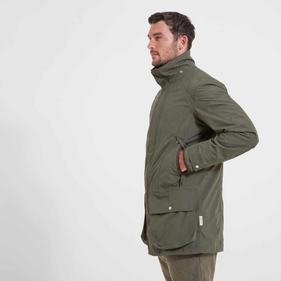 Schoffel Men's Ptarmigan Ultralight Coat in Forest