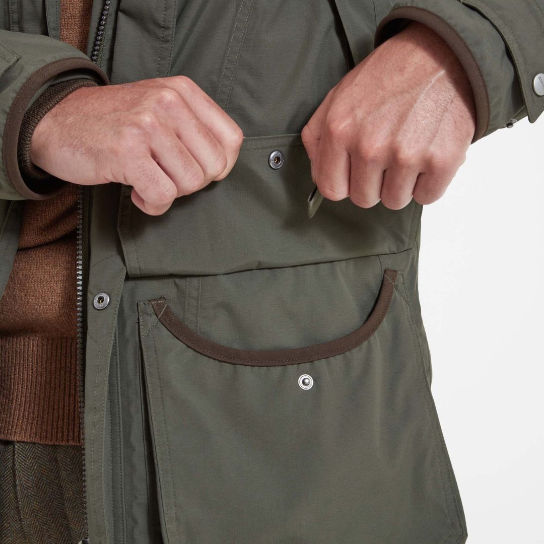 Schoffel Men's Ptarmigan Ultralight Coat in Forest