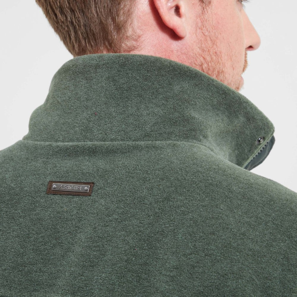 Schoffel Men's Rutland Fleece Jumper in Cedar Green