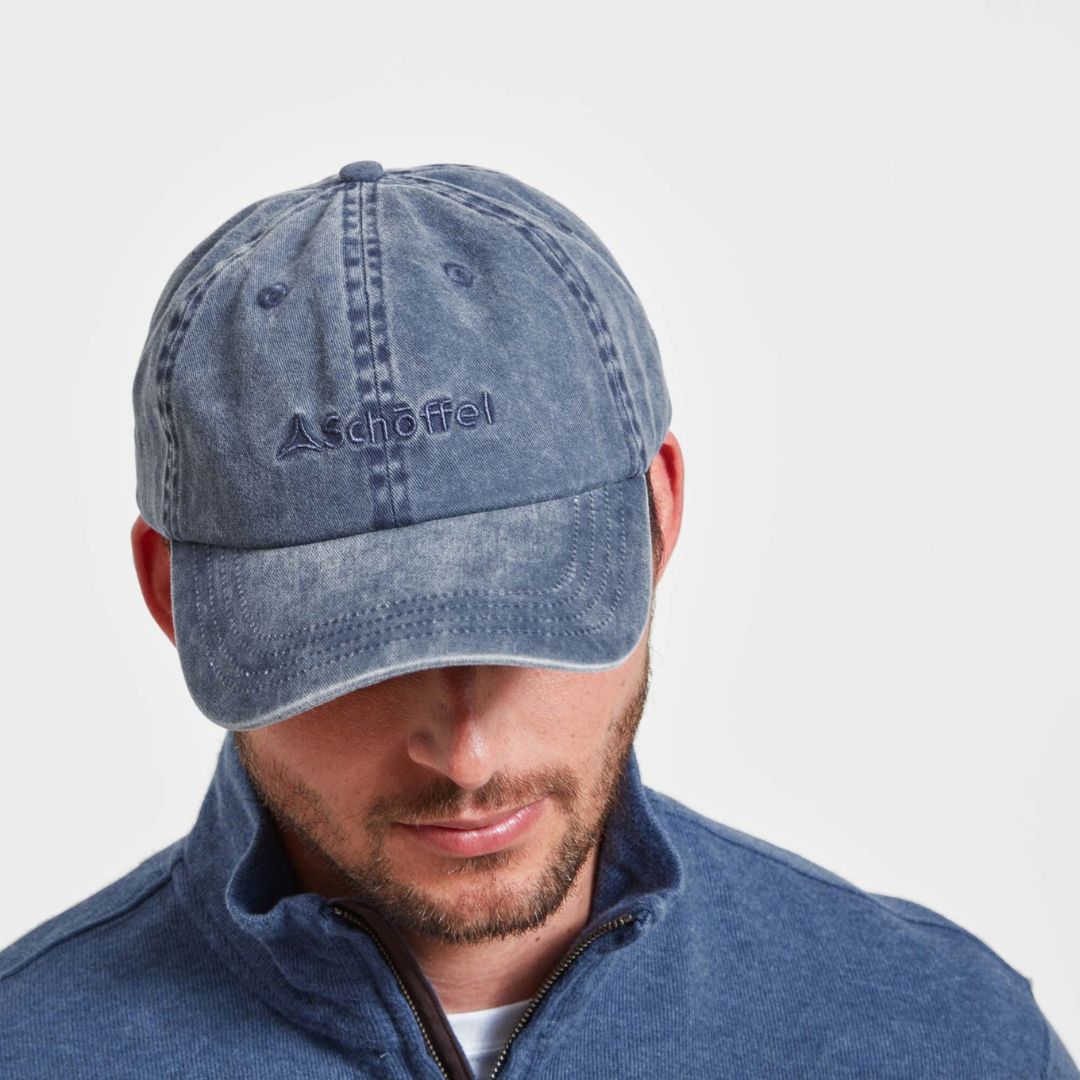Schoffel Thurlestone Cap in Washed Navy